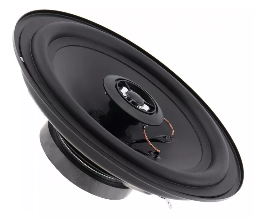 X2 Parlante Auto 16cm Redondo 80w Coaxial 2 Vías Hifi -5