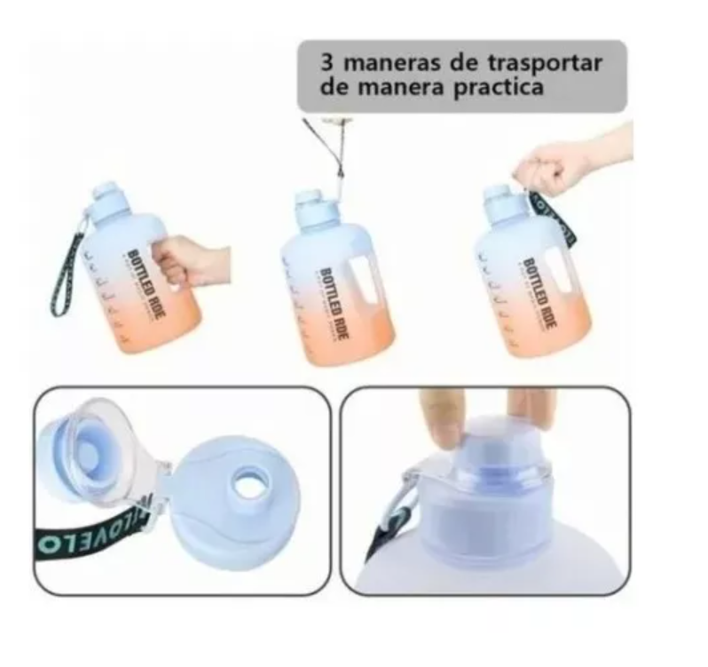 Botella De Agua 2 Litros Motivacional-2