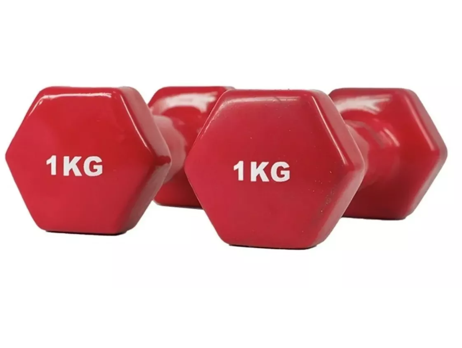 Mancuerna Hexagonal 1kg Antideslizante Precio Por Unidad-2