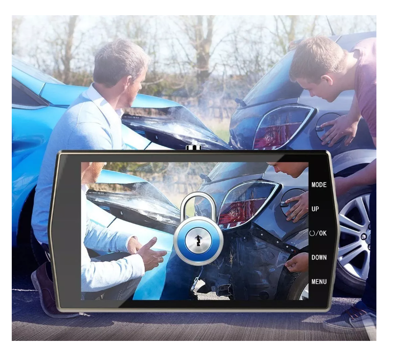 Cámara Seguridad Dash Cam Hd Sensor 1080p + Cámara Retroceso-7
