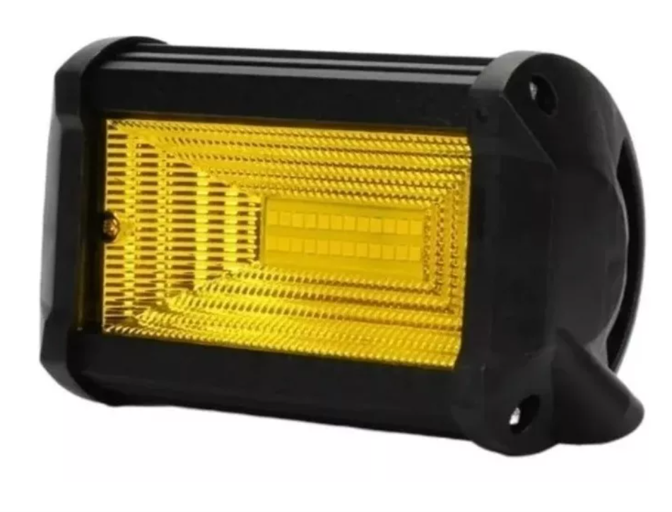 X2 Focos Neblineros Led 72w Expansion Amarillo Auto Moto-0