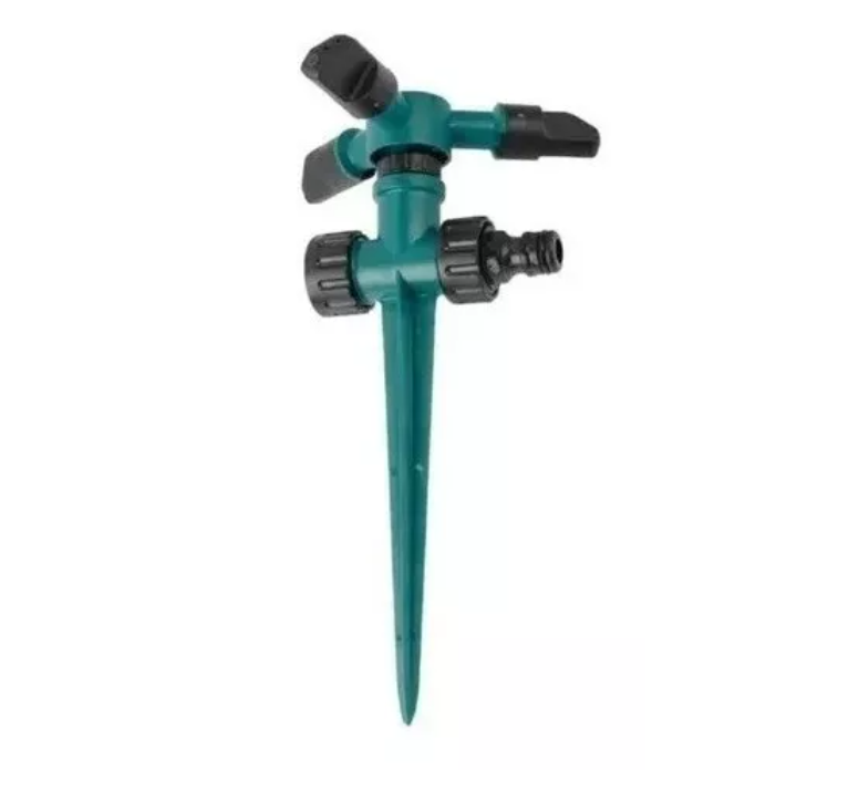 Aspersor De Riego Giratorio 360 1/2 Con Estaca-0