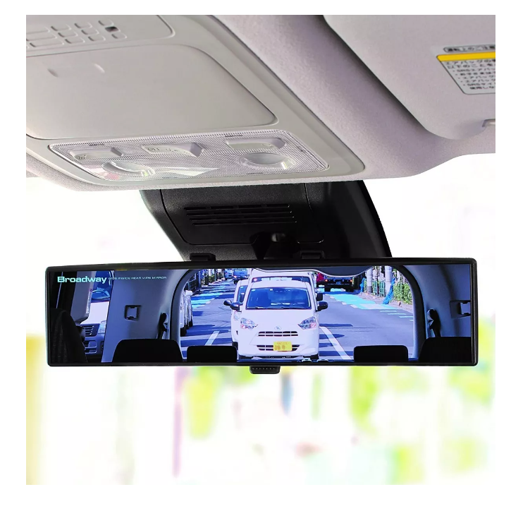 Espejo Retrovisor Panorámico 30cm Interior Auto Antirreflejo-3