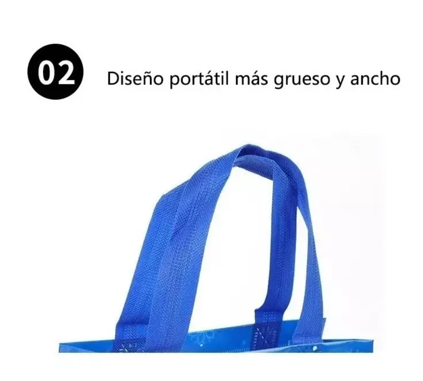 Pack 12 Bolsa Reutilizable Búho D Compras Regalo 36x26cm-1