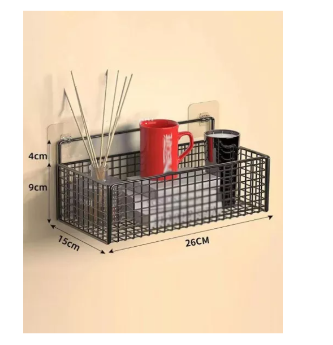 Cesta De Ducha Organizador Adhesivo Cocina/baño-1