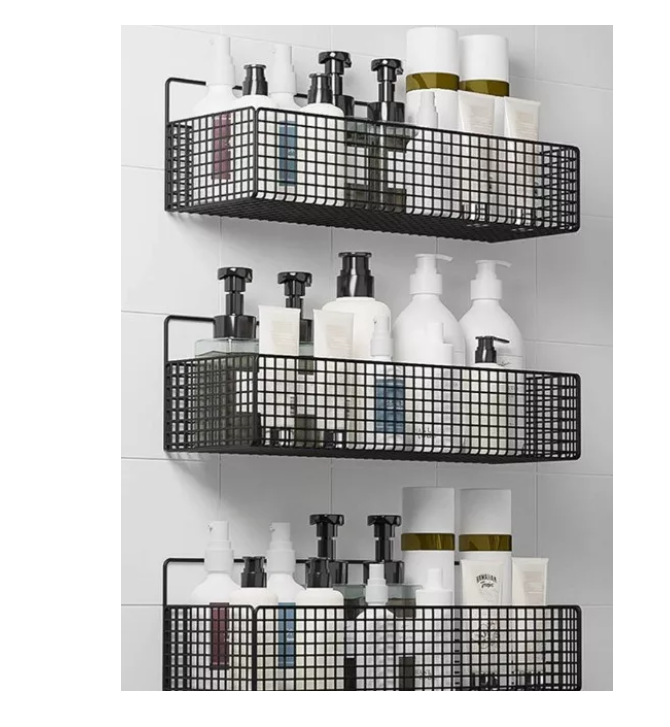 Cesta De Ducha Organizador Adhesivo Cocina/baño-4