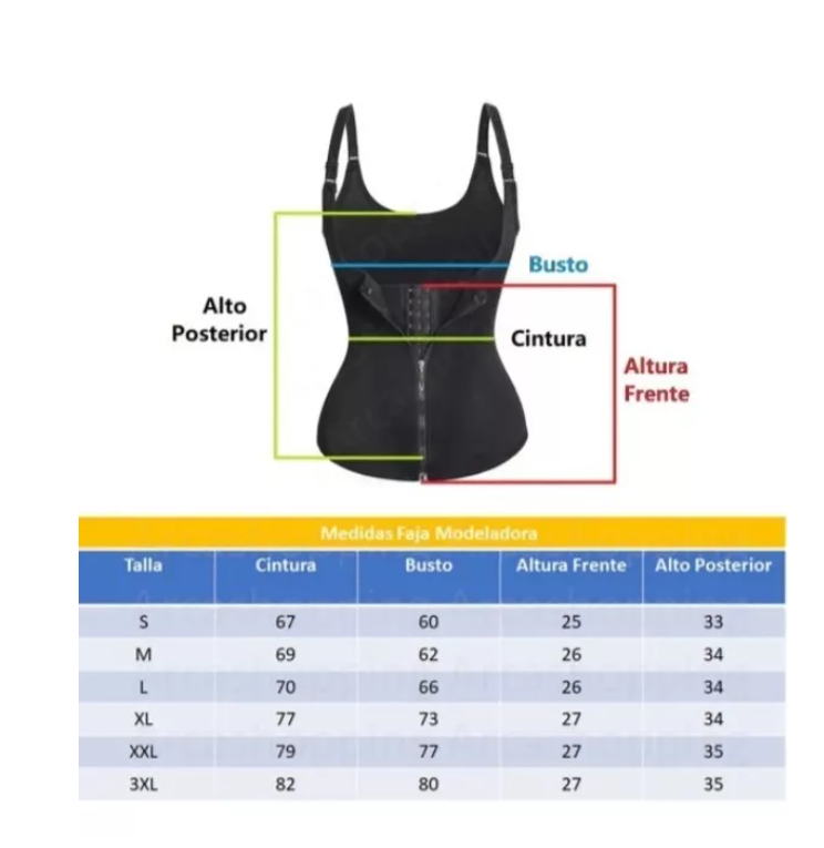Faja Corset Reductora Talla XXXL-1