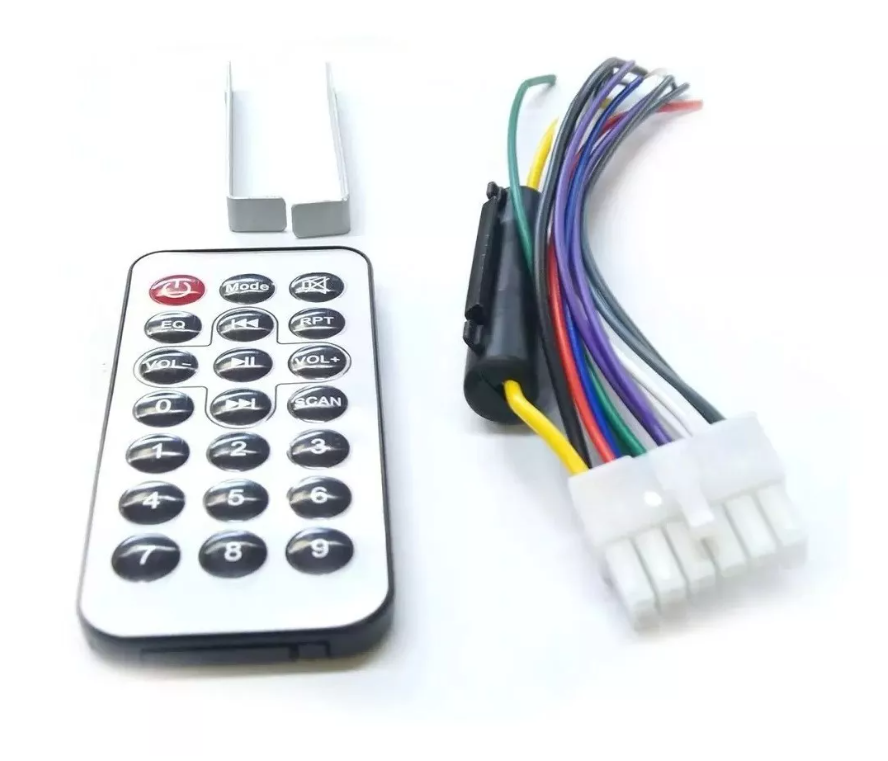 Radio De Auto 1 Din Bluetooth Usb Mp3 Microsd Aux Fm 60wx4-3