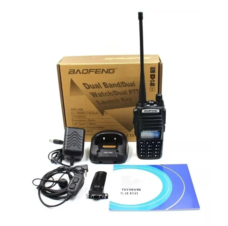 Radio Transmisor Walkie Talkie Baofeng Uv-82 Dual Banda-0