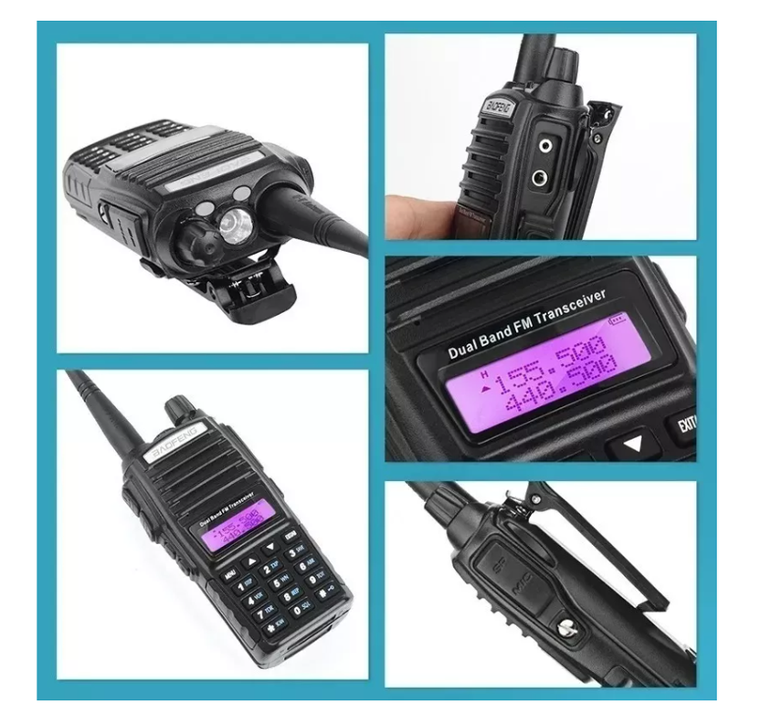 Radio Transmisor Walkie Talkie Baofeng Uv-82 Dual Banda-7