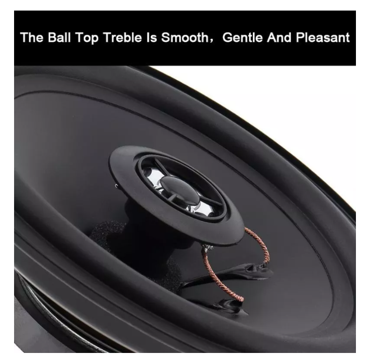 Parlante Auto 16cm Redondo 80w Coaxial 2 Vías Hifi 2-5
