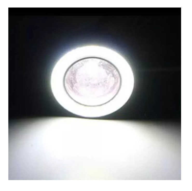 Par Focos Neblineros Led Ojos De Ángel 89mm Blanco + Blanco-1