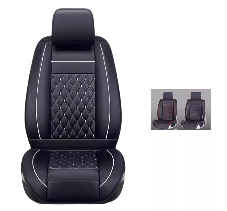 Funda Cubre Asiento Eco-cuero Auto Luxury Valor Por Pieza-0
