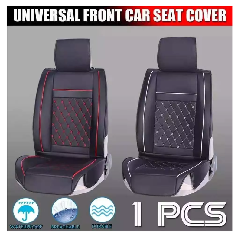 Funda Cubre Asiento Eco-cuero Auto Luxury Valor Por Pieza-6