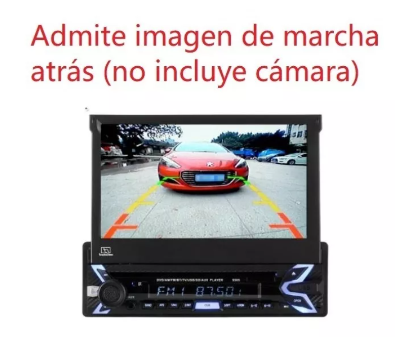 Radio Auto Motorizada 1 Din Pantalla Hd Tactil Mirror Link-6