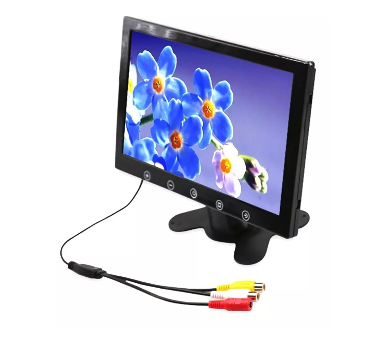 Pantalla Monitor Ajustable 7 Lcd Cámara Retroceso Auto 12v-5