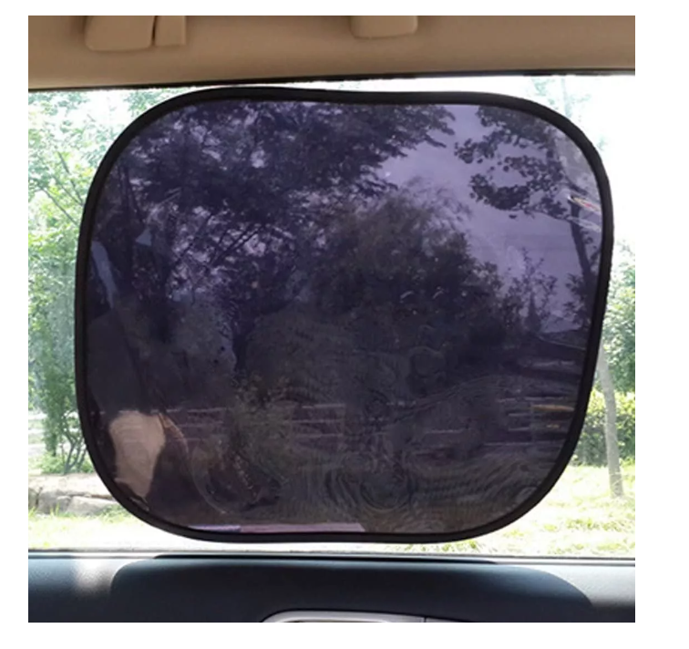Kit Par Cortina Quitasol Parasol Ventana Para Auto 50x62cm-5