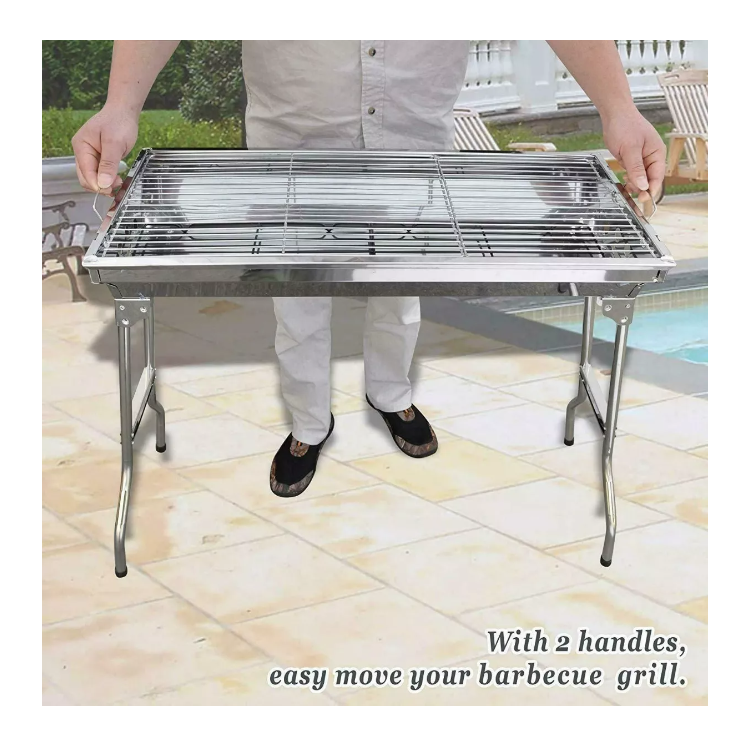 Estufa Parrilla Parrillera Plegable Barbacoa Asado Portatil-5