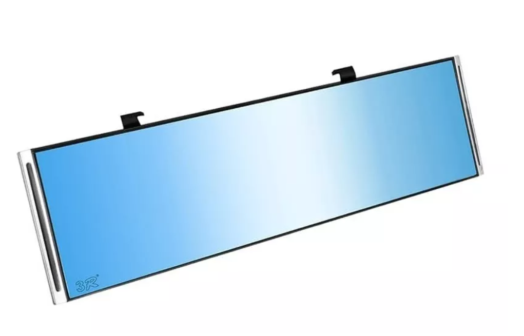 Espejo Retrovisor Panorámico 27cm Interior Auto Antirreflejo-0