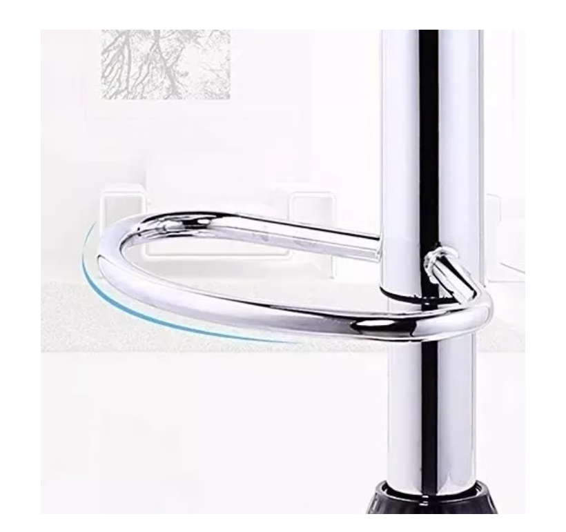 Pack 2 Silla Piso Bar Altura Regulable Taburete Respaldo-5