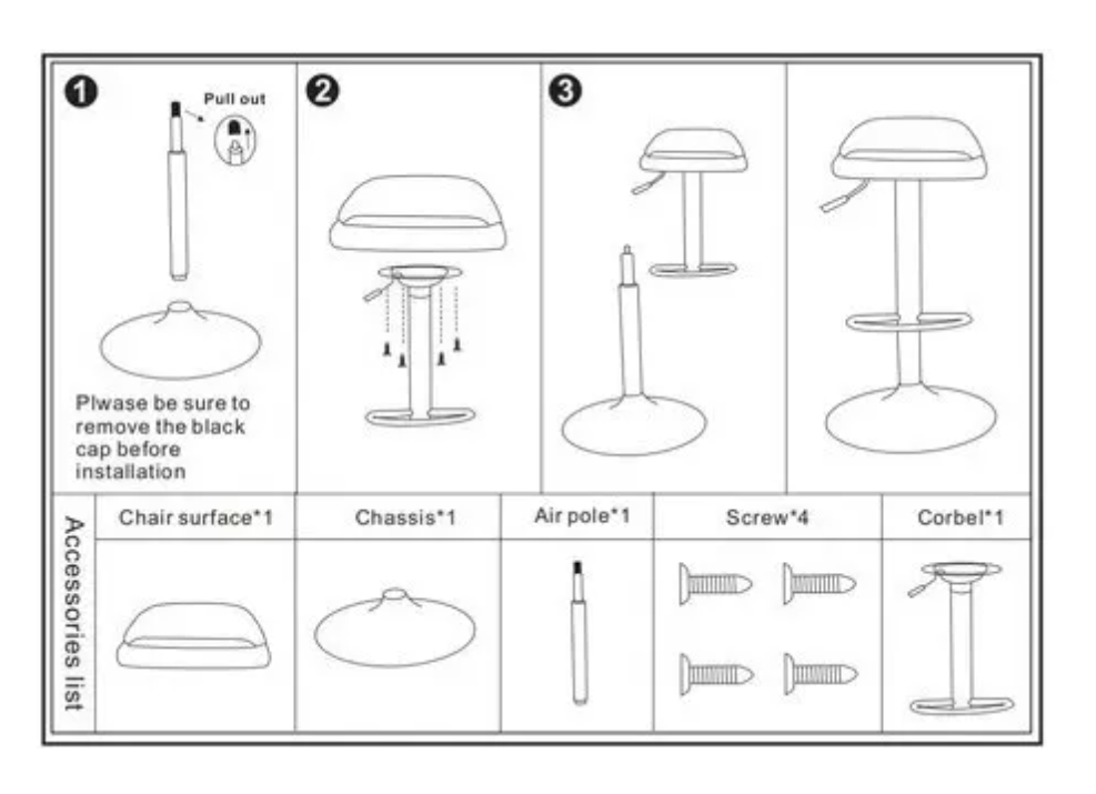 Pack 2 Silla Piso Bar Altura Regulable Taburete Respaldo-2