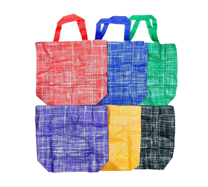 X12 Bolsas Tnt Reutilizable Ecologicas Reforzada 31x35cm-0