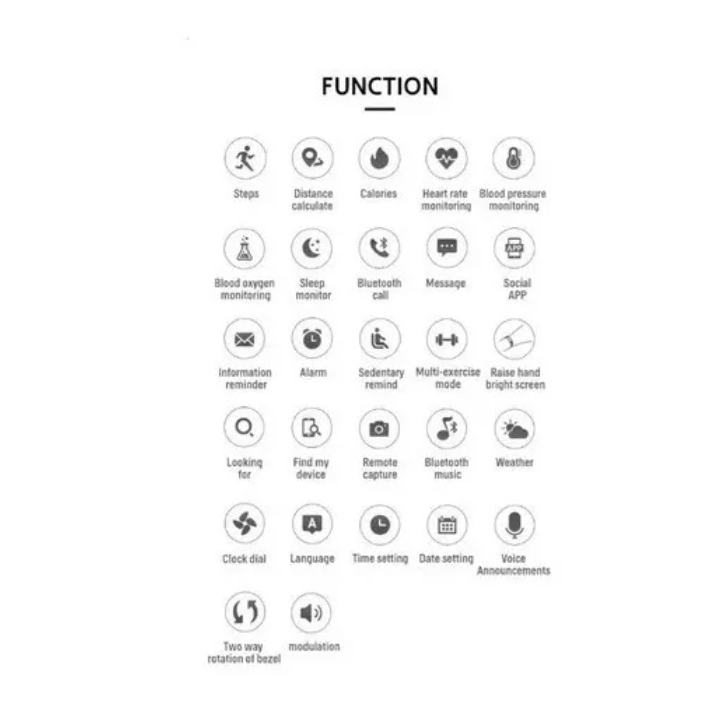 Reloj Inteligente Smartwatch Z51 Deporte Actividad Cardiaca-2