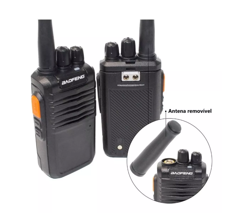 Kit 2 Radio Transmisor Baofeng M77 7w 5800mah + Manos Libres-2