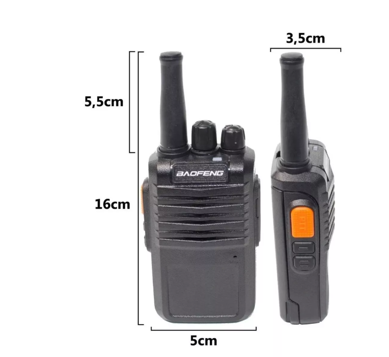 Kit 2 Radio Transmisor Baofeng M77 7w 5800mah + Manos Libres-3