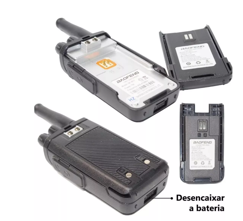 Kit 2 Radio Transmisor Baofeng M77 7w 5800mah + Manos Libres-4