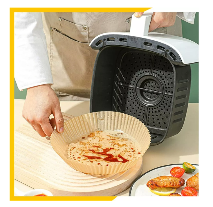 Forros Desechables Antiadherente Freidora 100 Pcs Air Fryer-6