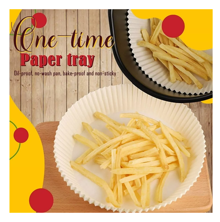 Forros Desechables Antiadherente Freidora 100 Pcs Air Fryer-7