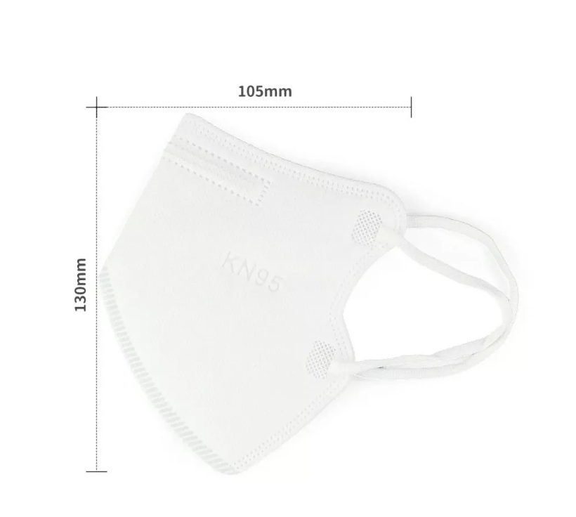 X10 Mascarillas Niños Con Diseño Kn95 5pliegues Reutilizable-1