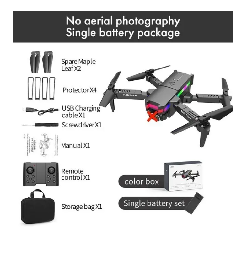 Mini Drone Cámara Full Hd Wifi 2,4 Ghz Smart Fpv Plegable-2