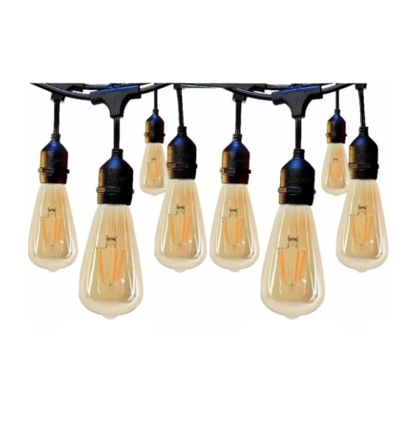 Pack X10 Ampolletas Filamento Led Edison 4w Retro Vintage Luz Luz Cálida-2