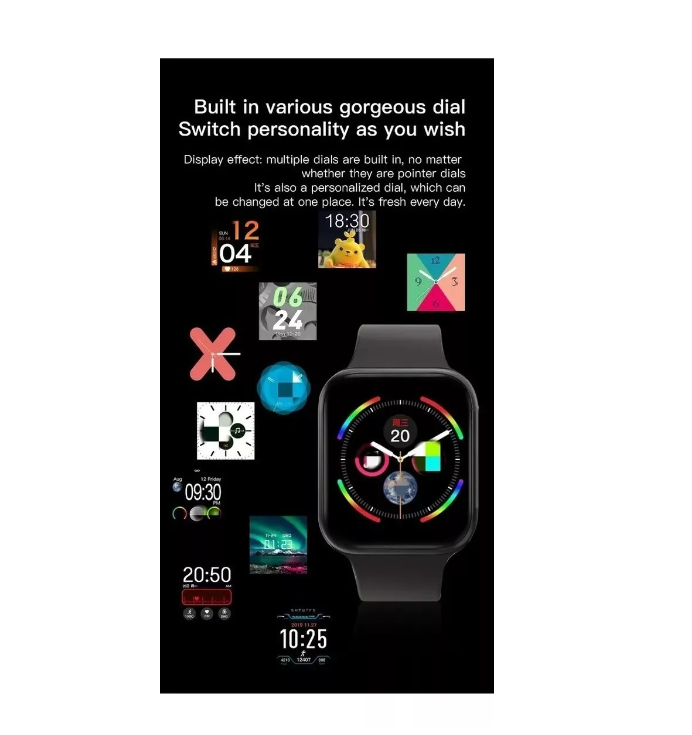 Smartwatch Reloj Inteligente Pulsera Prueba Agua Deportivo-4