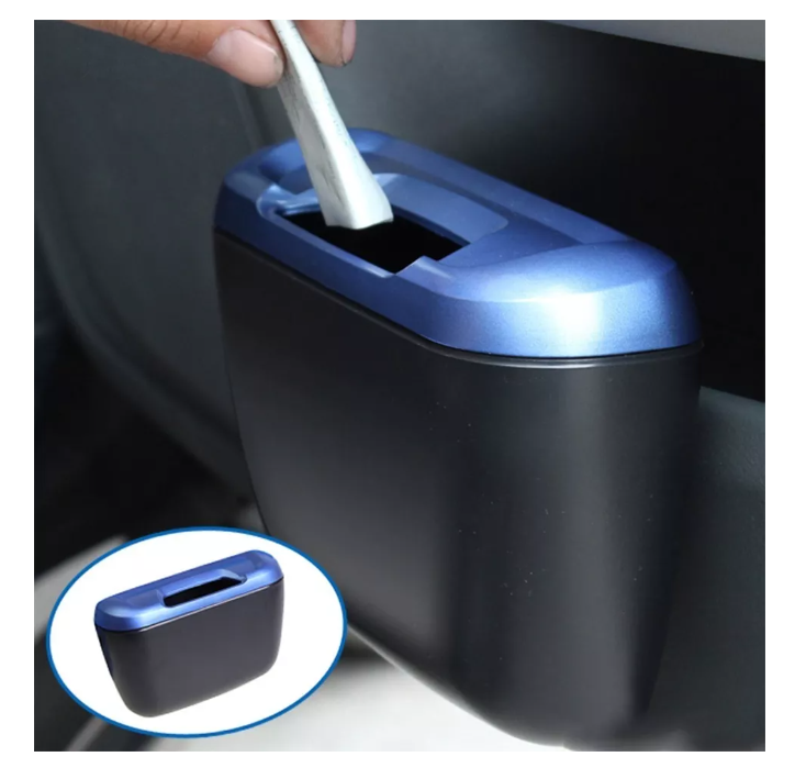 Basurero Auto Portátil Papel Organizador Higiene Sanitario-2