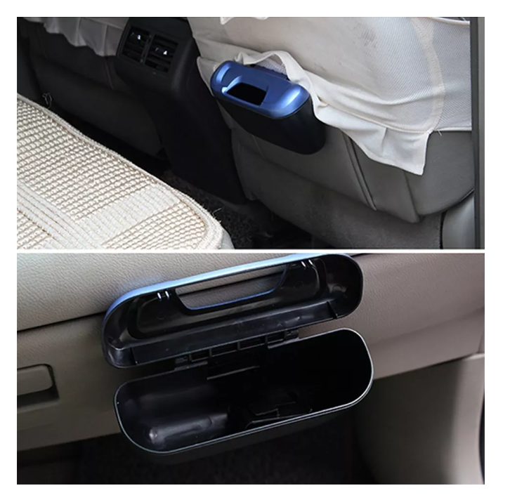 Basurero Auto Portátil Papel Organizador Higiene Sanitario-7