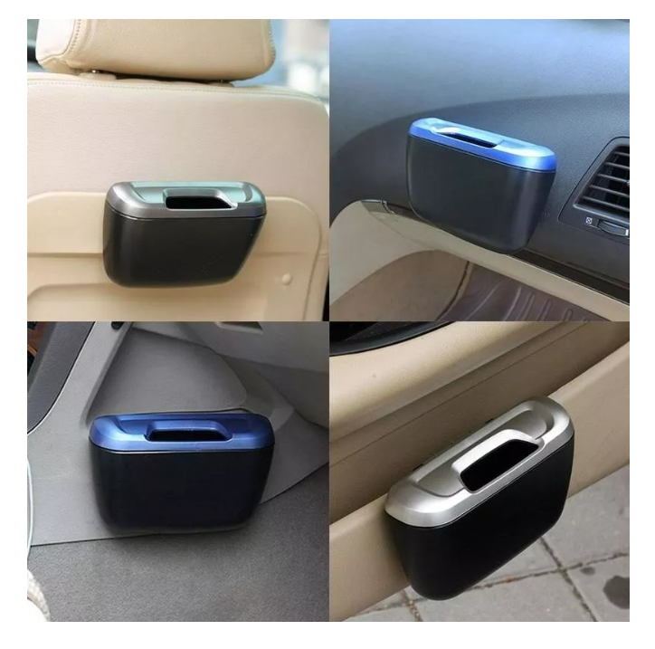 Basurero Auto Portátil Papel Organizador Higiene Sanitario-5