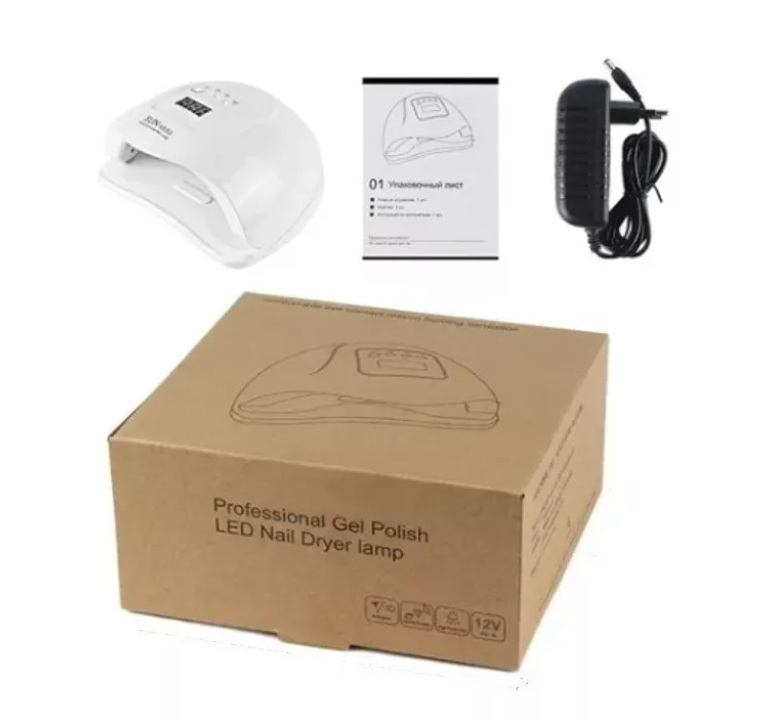Lampara Secador Uñas Uv Led 80w-0