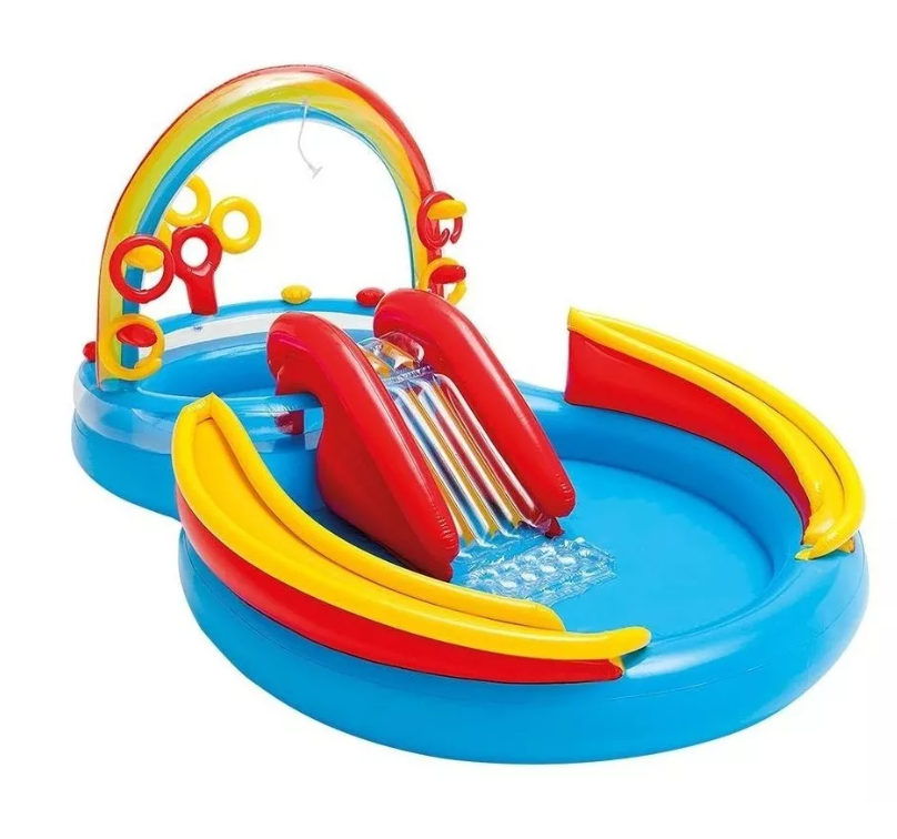 Piscina Inflable Juego Dinosaurio Verano Agua Infantil Niños-2