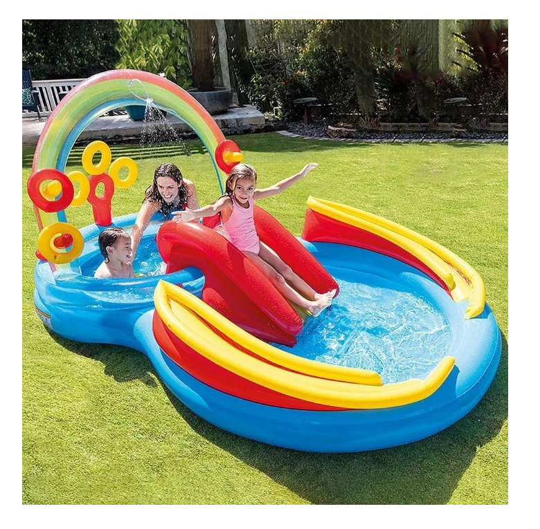 Piscina Inflable Juego Dinosaurio Verano Agua Infantil Niños-5