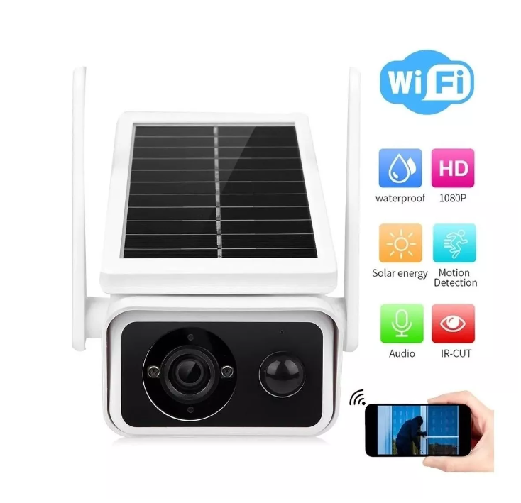 Camara Ip Solar Ip Seguridad Wifi Exterior Hd 1080p-1
