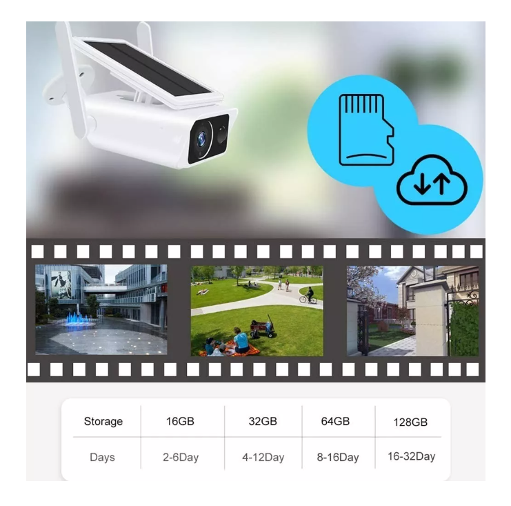 Camara Ip Solar Ip Seguridad Wifi Exterior Hd 1080p-3