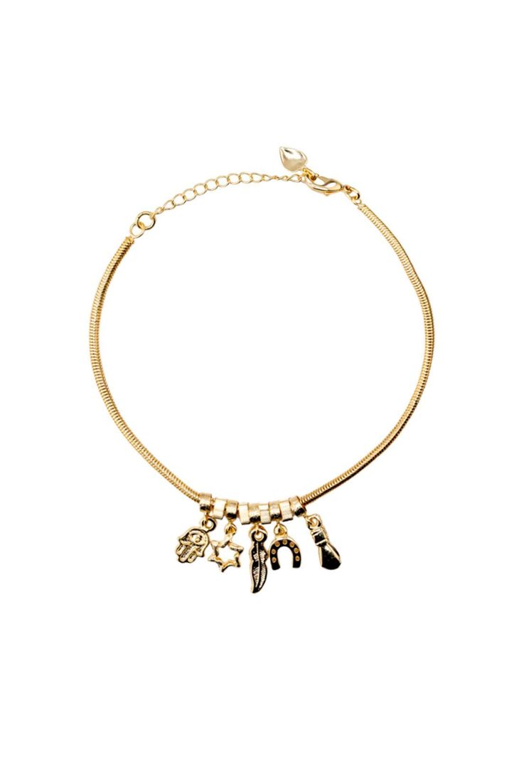 Pulsera Nara Gold Con Baño de Oro 24k-0