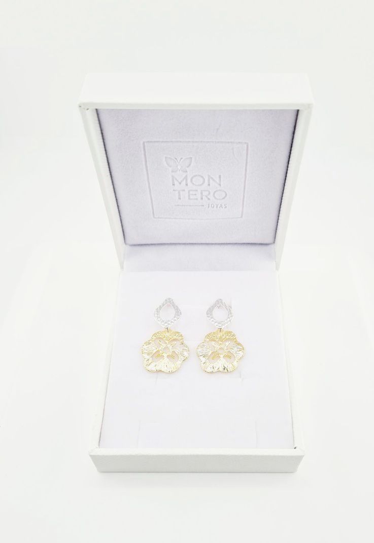 Aros Rosa Gold Baño de Oro 24k-2