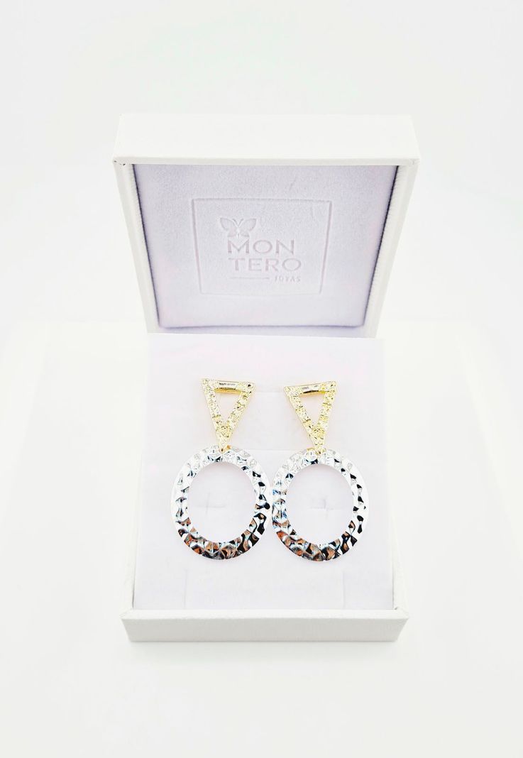 Aros Fiona Baño de Oro 24k-1