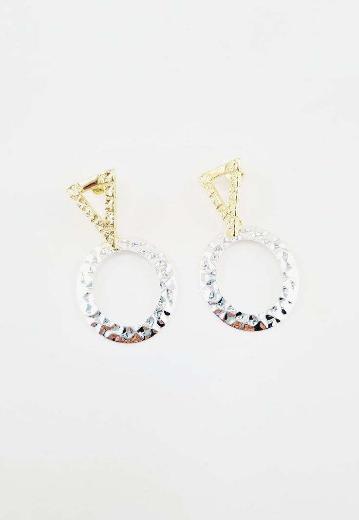 Aros Fiona Baño de Oro 24k-2
