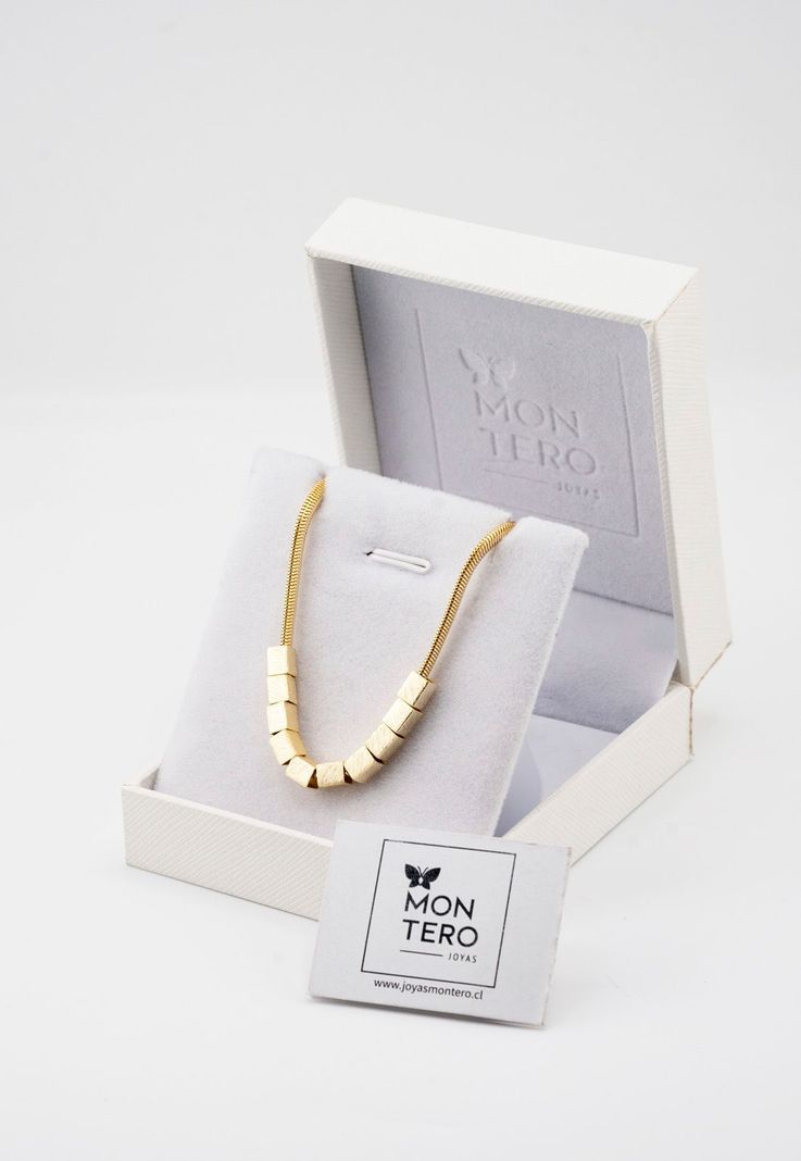 Pulsera Maya Gold Con Baño de Oro 24k-3