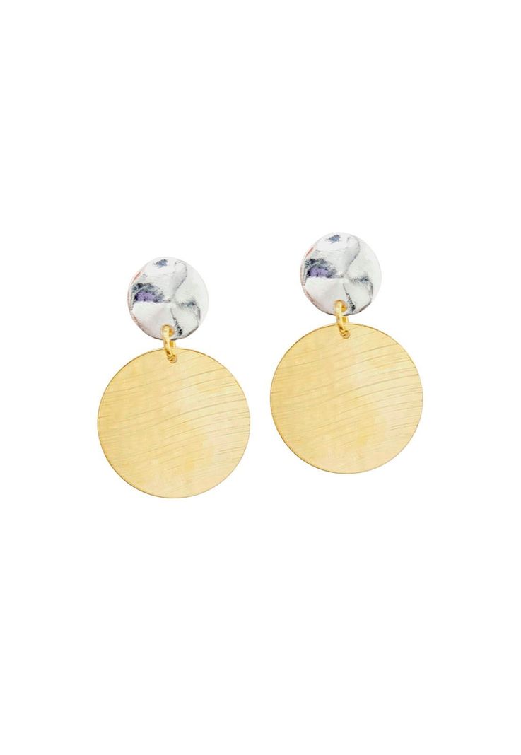 Aros Diana Baño de Oro 24k-0